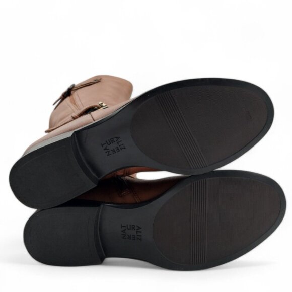 Naturalizer Women's Size 8 Jessie Banana Bread Leather Wide Calf Knee High Boot - Picture 15 of 15